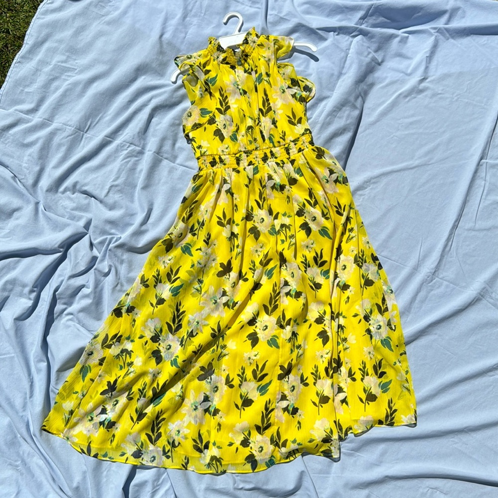 Ann Taylor yellow dress. Petite small